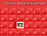 Adventskalender mit animierten T&uuml;rchen
